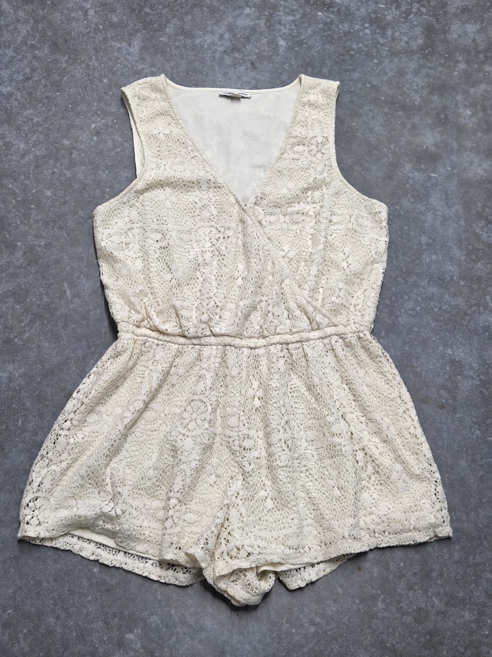 American Eagle Outfitters Lace Romper Festival Coastal Cowgirl Euro Summer SizeL